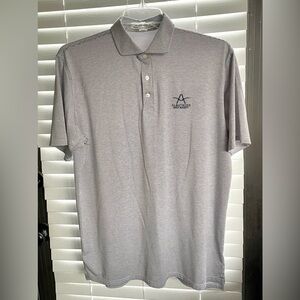Holderness & Bourne Stripe Polo-  Men’s L- Albatross Golf Society - Tailored Fit